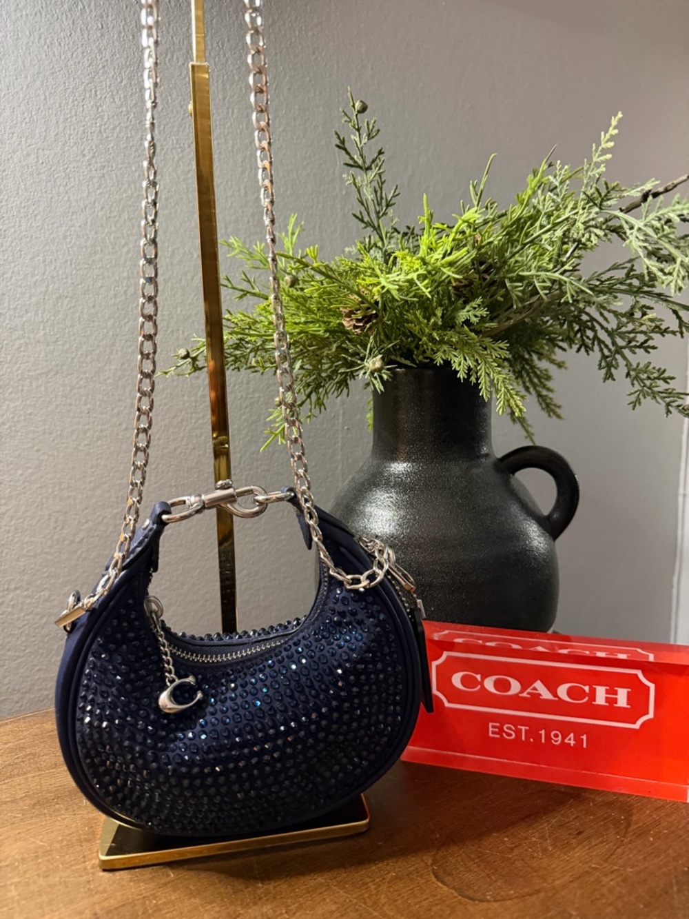 Coach Jonie Mini Bag with Crystals - Picture 10 of 12